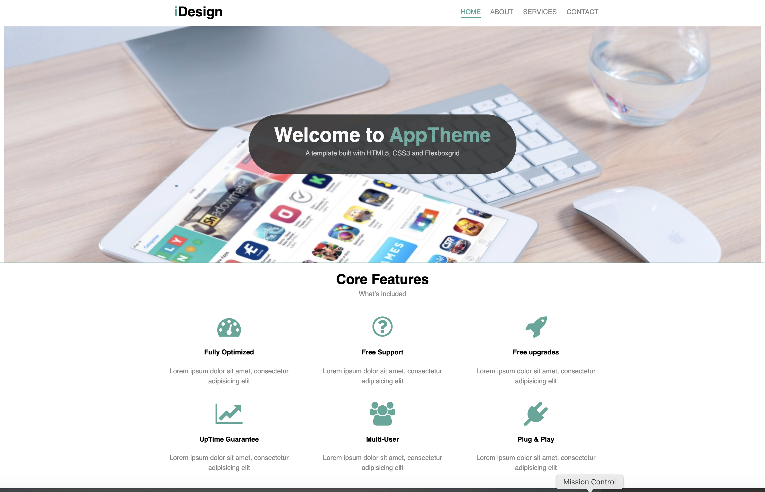 iphone app theme